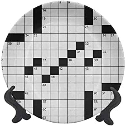 Crossword plate